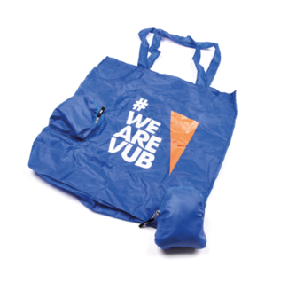 Shopping tasje opvouwbaar blauw