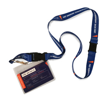 Lanyard als een badgehouder