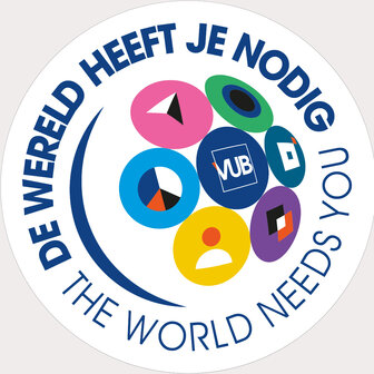 Sticker De wereld heeft je nodig