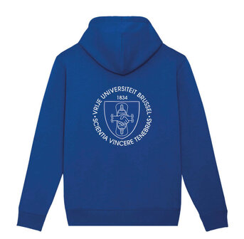 Hoodie 2022 met VUB embleem achterzijde en DWHJN kader