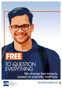 Affiche FREE TO question everything