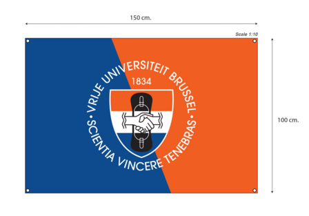 Zeiloogvlag uit RPET materiaal
