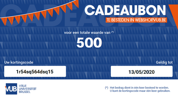 Geschenkbon voorbeeld