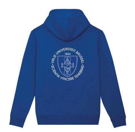Hoodie 2022 met VUB embleem achterzijde en DWHJN kader