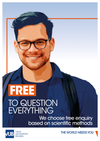 Affiche FREE TO question everything