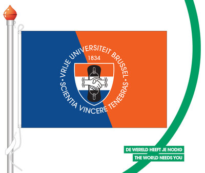 RPET vlag 100x150cm met koord voor mast