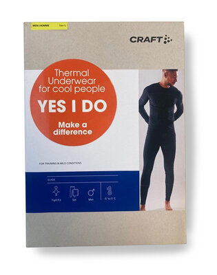 Thermic underwear set female or male model