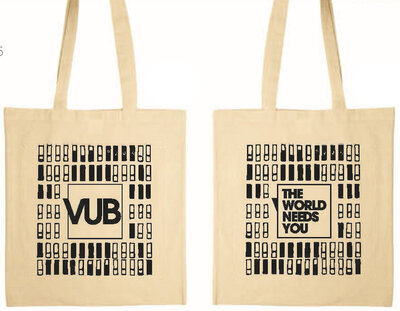 Totebag Braem zwarte print ECO lichte versie