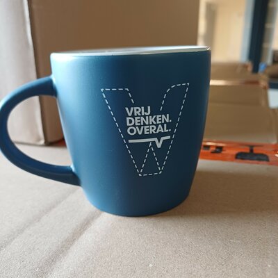 Koffietas 'Vrij denken'