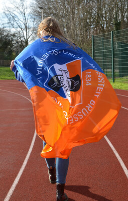 RPET vlag 100x150cm met zeilogen in de hoeken