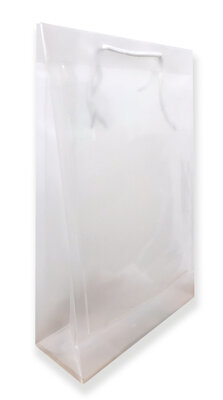 Transparante draagtas met touwtje