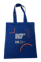 Blauwe totebags