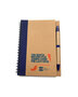 Notitieboekje blauw met pen