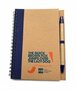 Notitieboekje ECO met pen blauw
